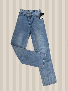 Princess Polly Crossover Denim Jeans